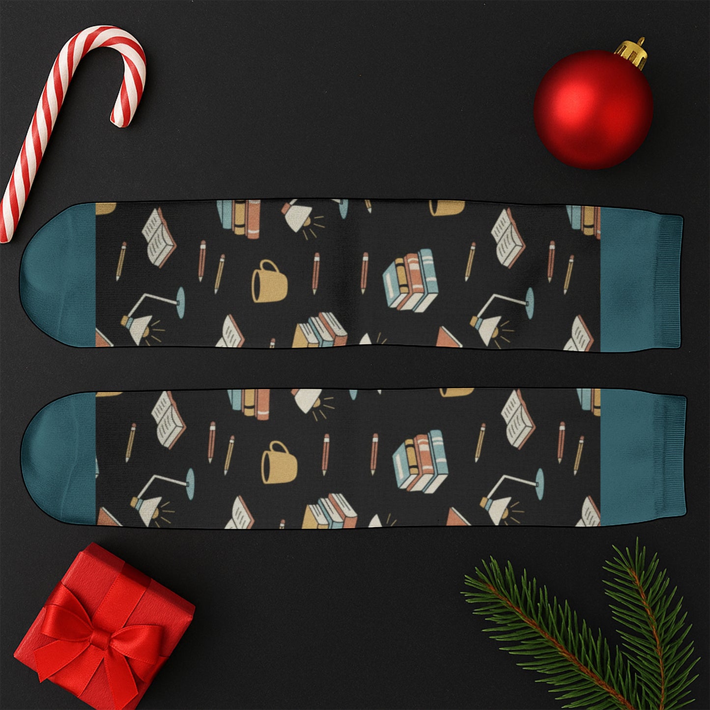 Yes I Really Do Need All These Books Socks - Personalized Crew Socks - READ001_CSOCK