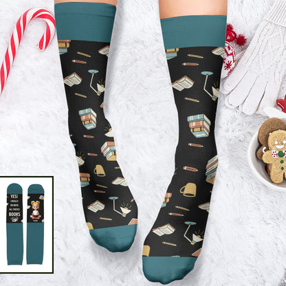 Yes I Really Do Need All These Books Socks