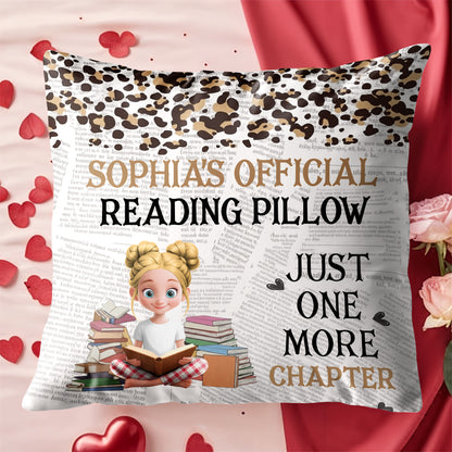 Official Reading Pillow, Just One More Chapter, Books