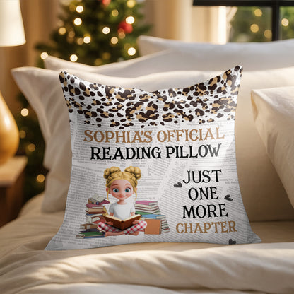 Official Reading Pillow, Just One More Chapter, Books