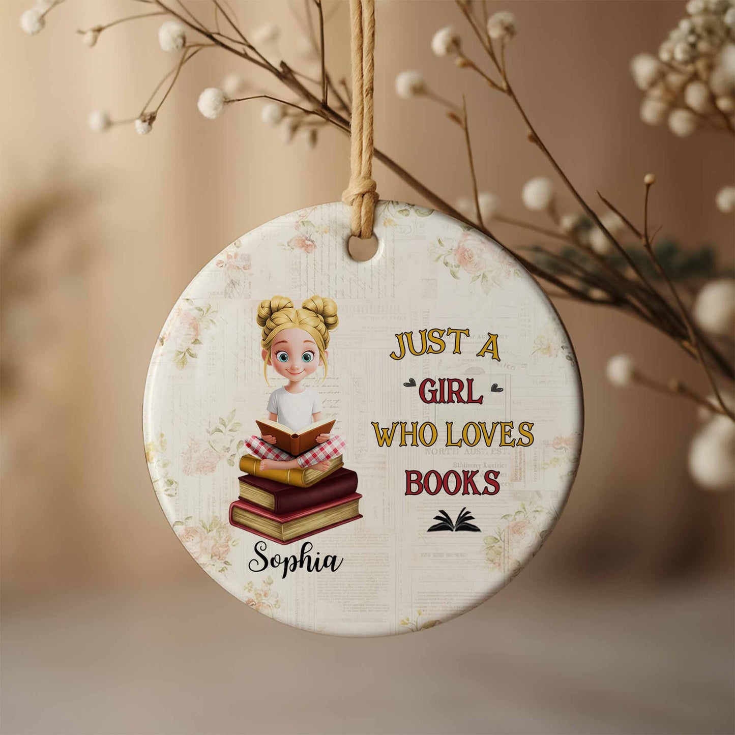 Just A Girl Who Loves Books, Girl With Books