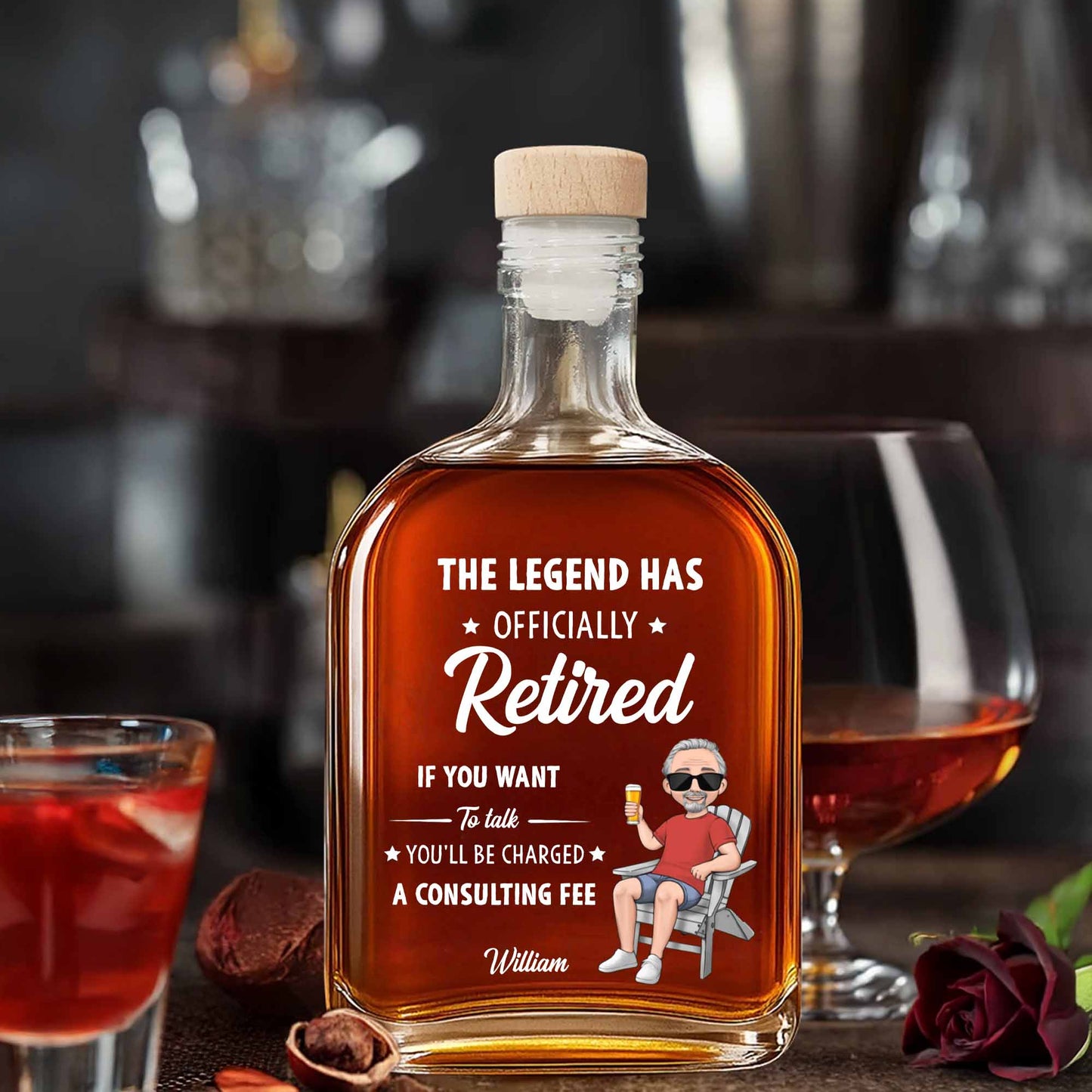 The Legend Has Officially Retired, Chair And Beer Can