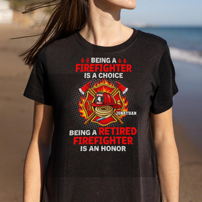 Being A Firefighter Is A Choice, Firefighter Helmet Design
