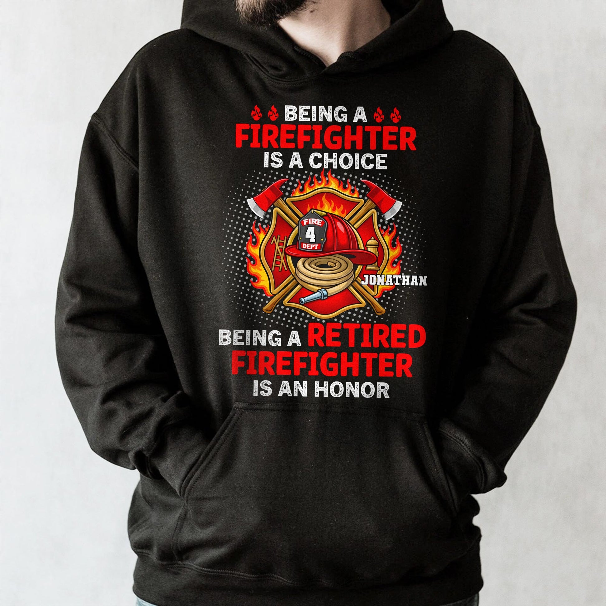 Being A Firefighter Is A Choice, Firefighter Helmet Design