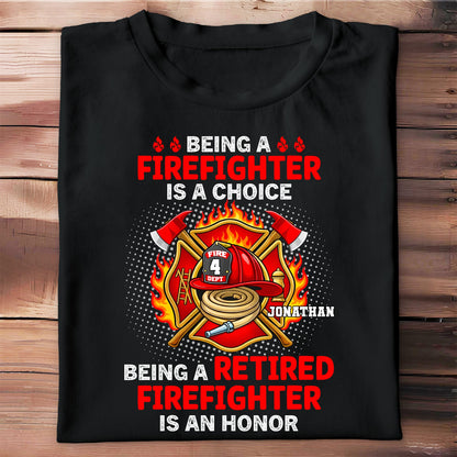 Being A Firefighter Is A Choice, Firefighter Helmet Design