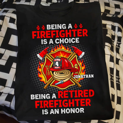 Being A Firefighter Is A Choice, Firefighter Helmet Design