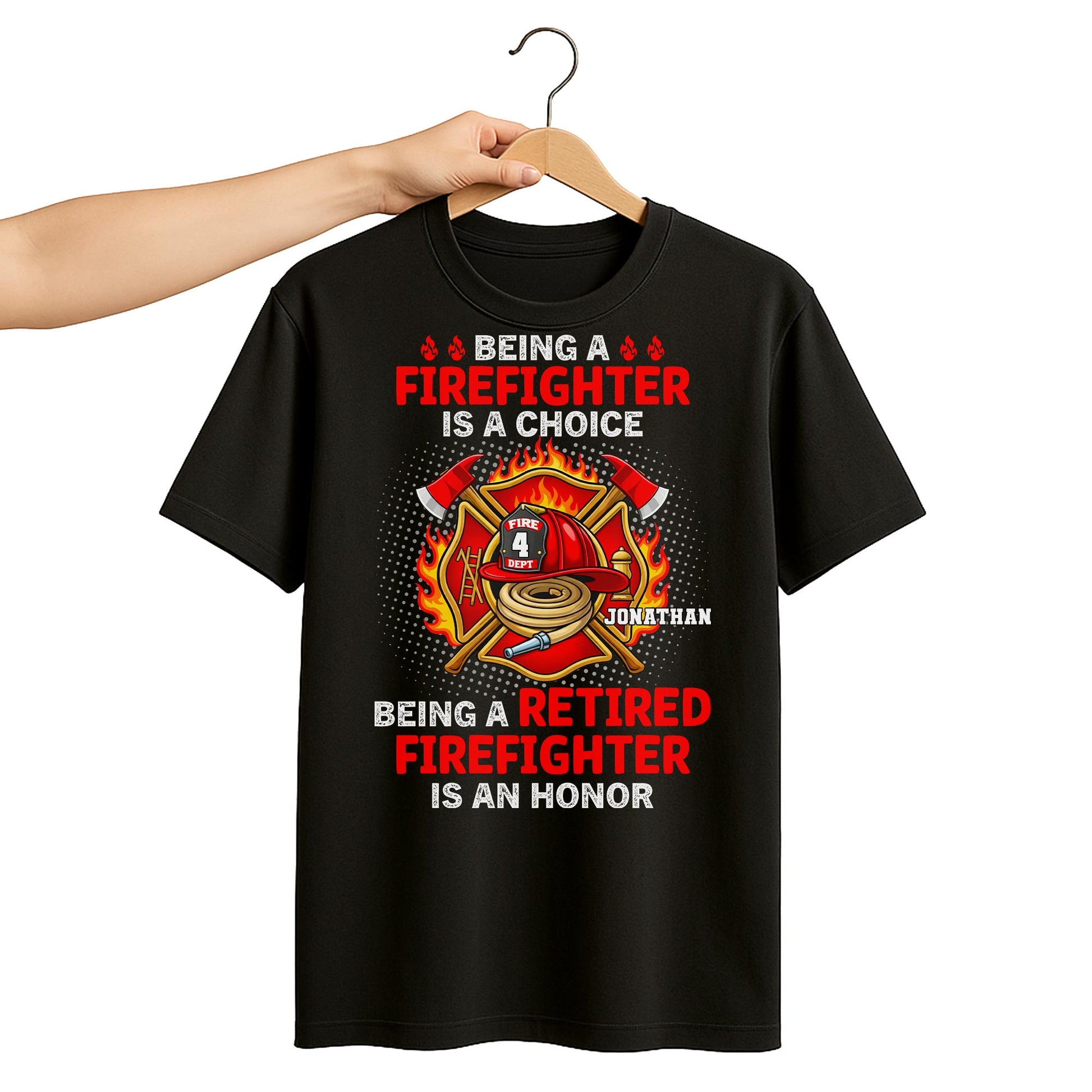 Being A Firefighter Is A Choice, Firefighter Helmet Design
