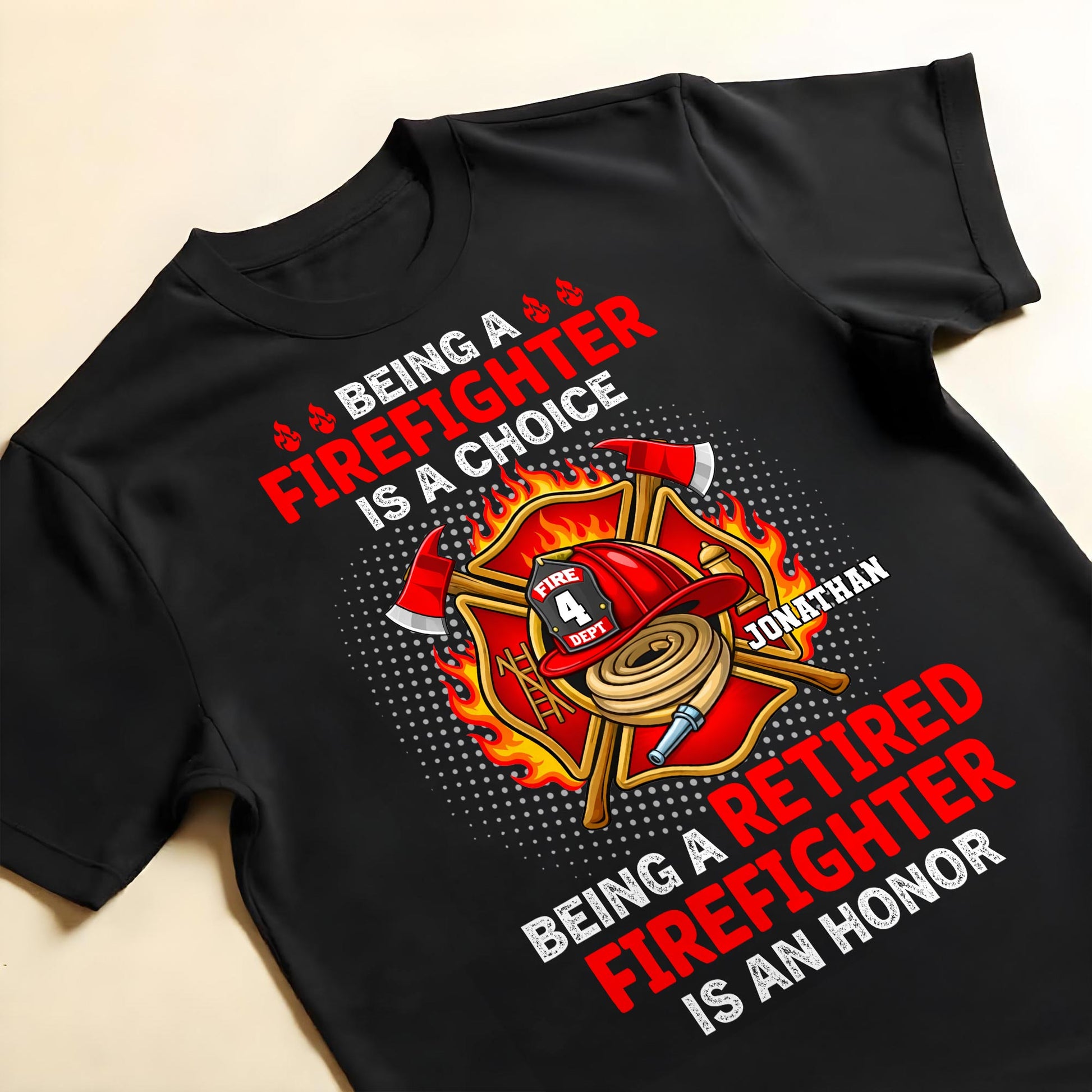 Being A Firefighter Is A Choice, Firefighter Helmet Design