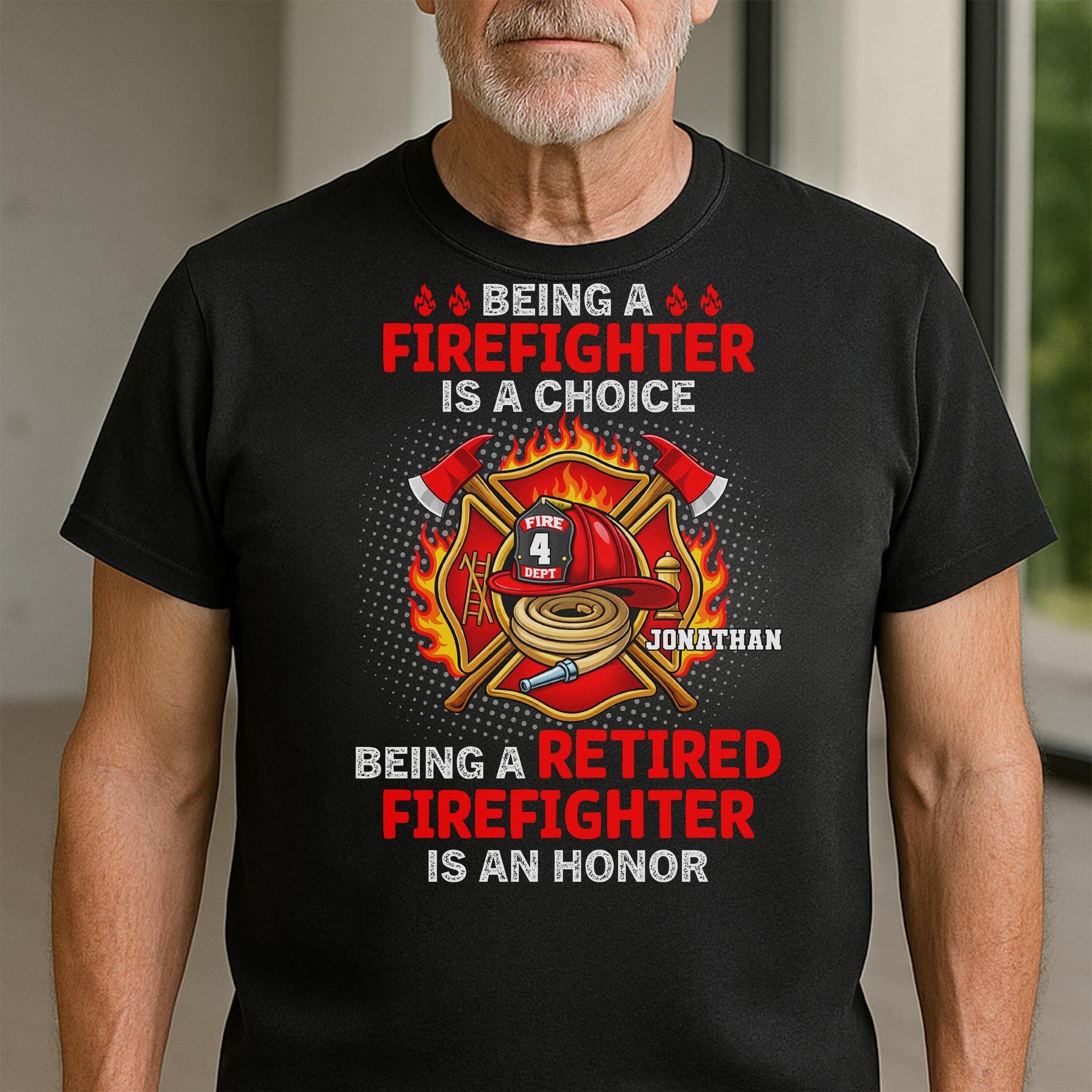 Being A Firefighter Is A Choice, Firefighter Helmet Design