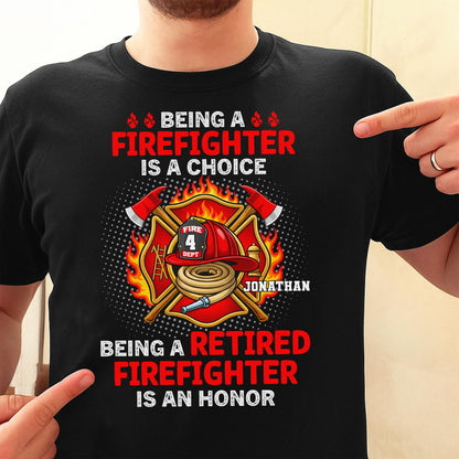 Being A Firefighter Is A Choice, Firefighter Helmet Design