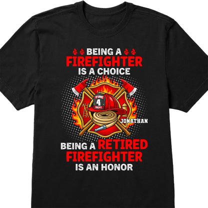 Being A Firefighter Is A Choice, Firefighter Helmet Design