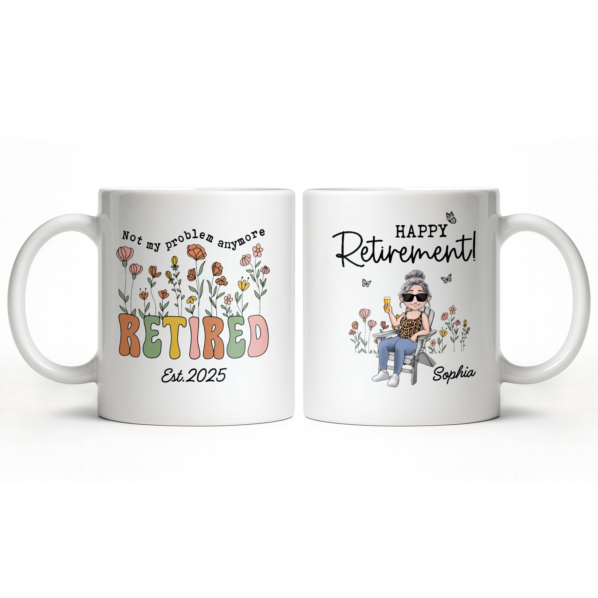 Not My Problem Anymore Retired With Flowers