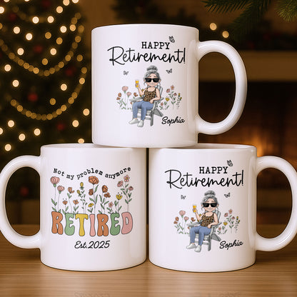 Not My Problem Anymore Retired With Flowers