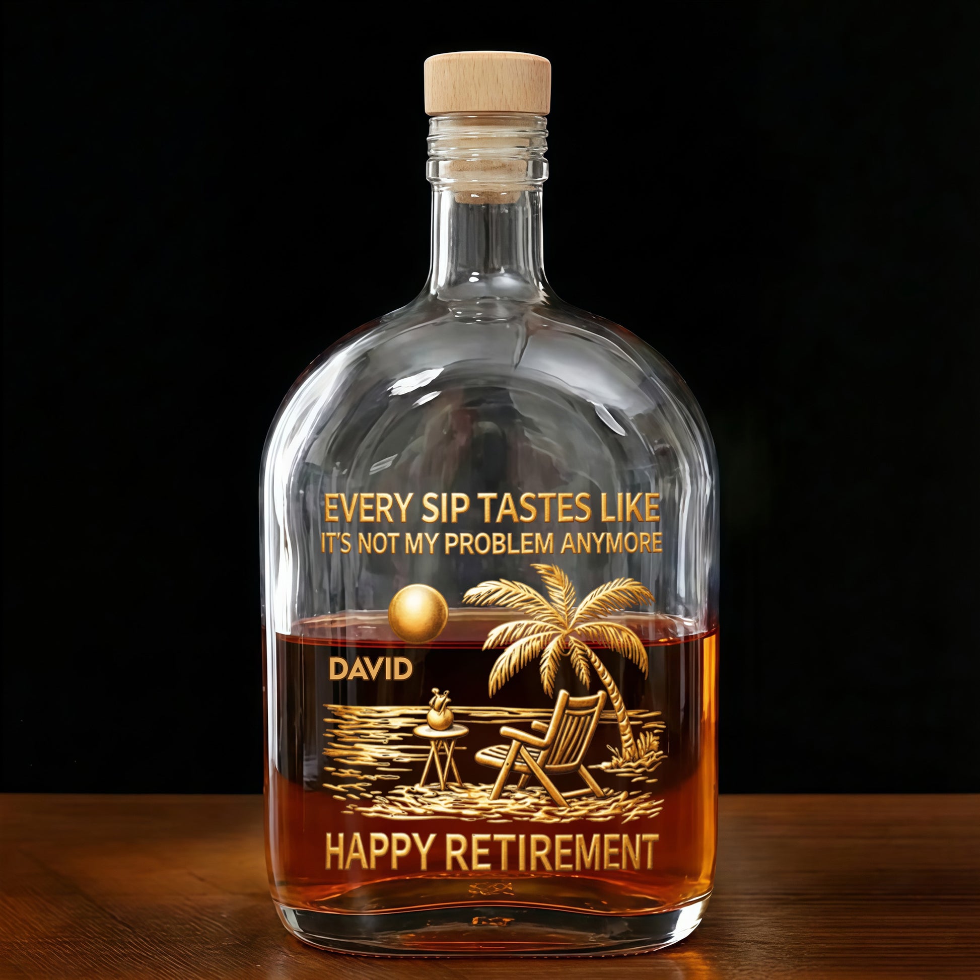 Every Sip Tastes Like Not My Problem Anymore, Palm Trees, Beach Chair