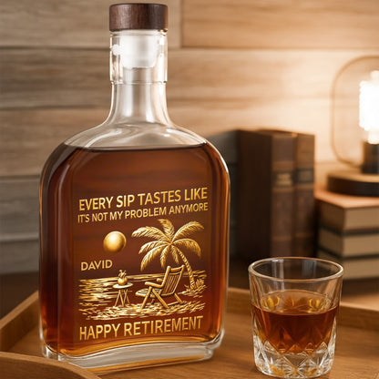 Every Sip Tastes Like Not My Problem Anymore, Palm Trees, Beach Chair