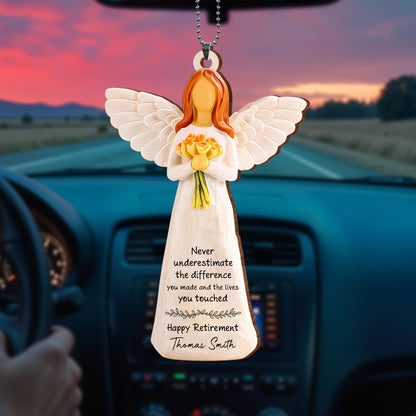 Never Underestimate The Difference Angel Ornament