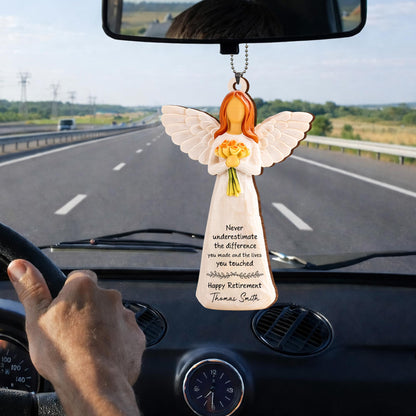 Never Underestimate The Difference Angel Ornament