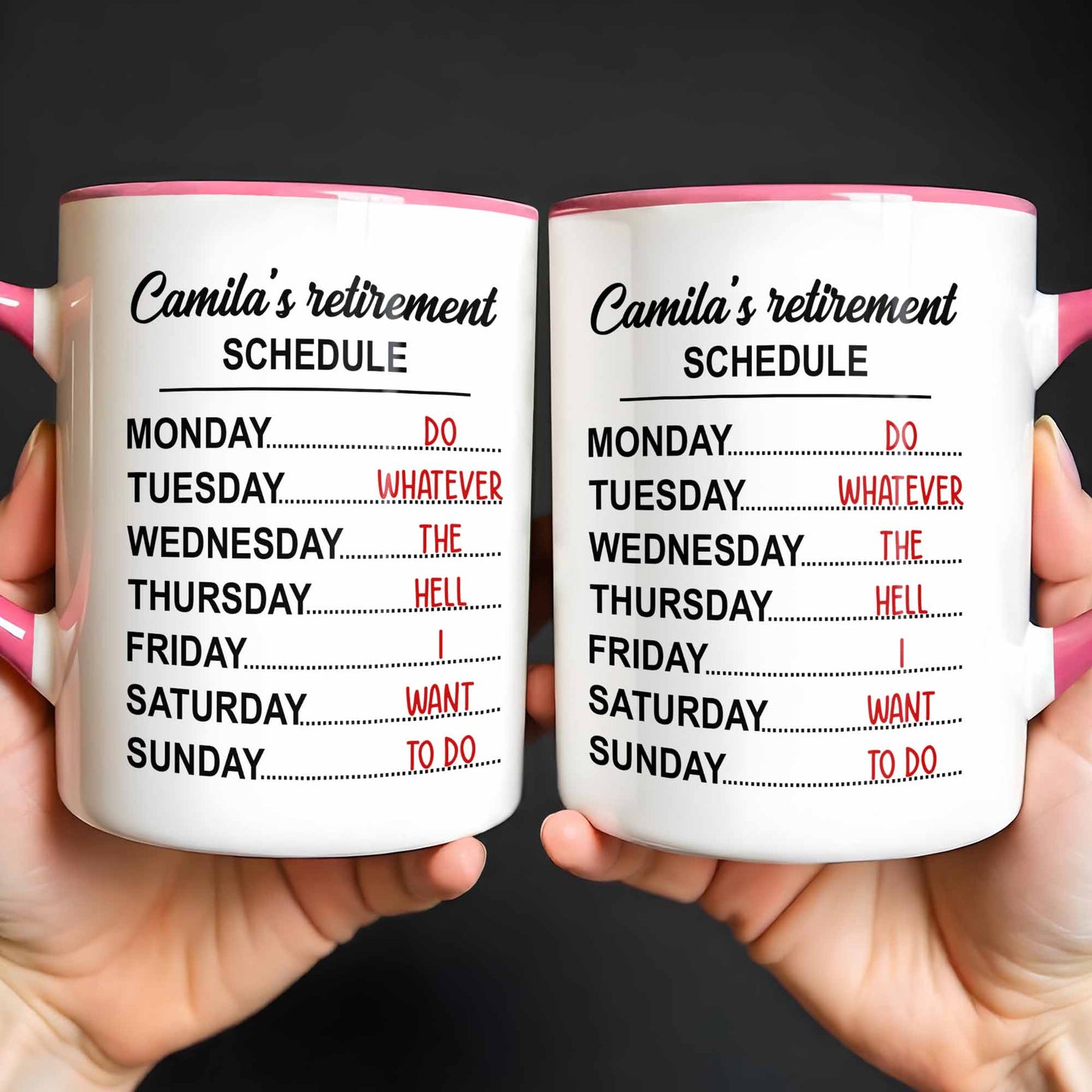 My Retirement Schedule Do Whatever The Hell I Want To Do