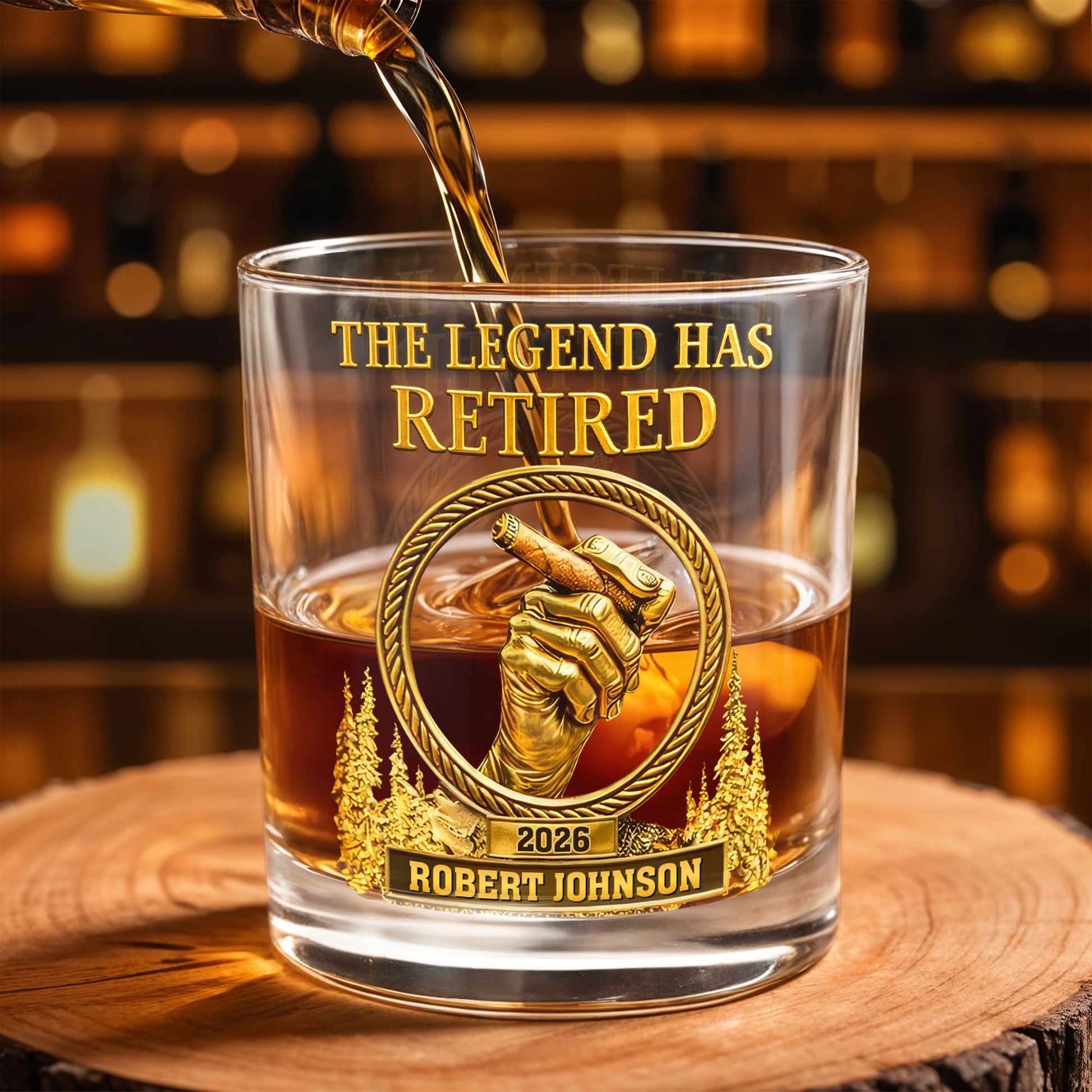 The Legend Has Retired, Hand with Cigar