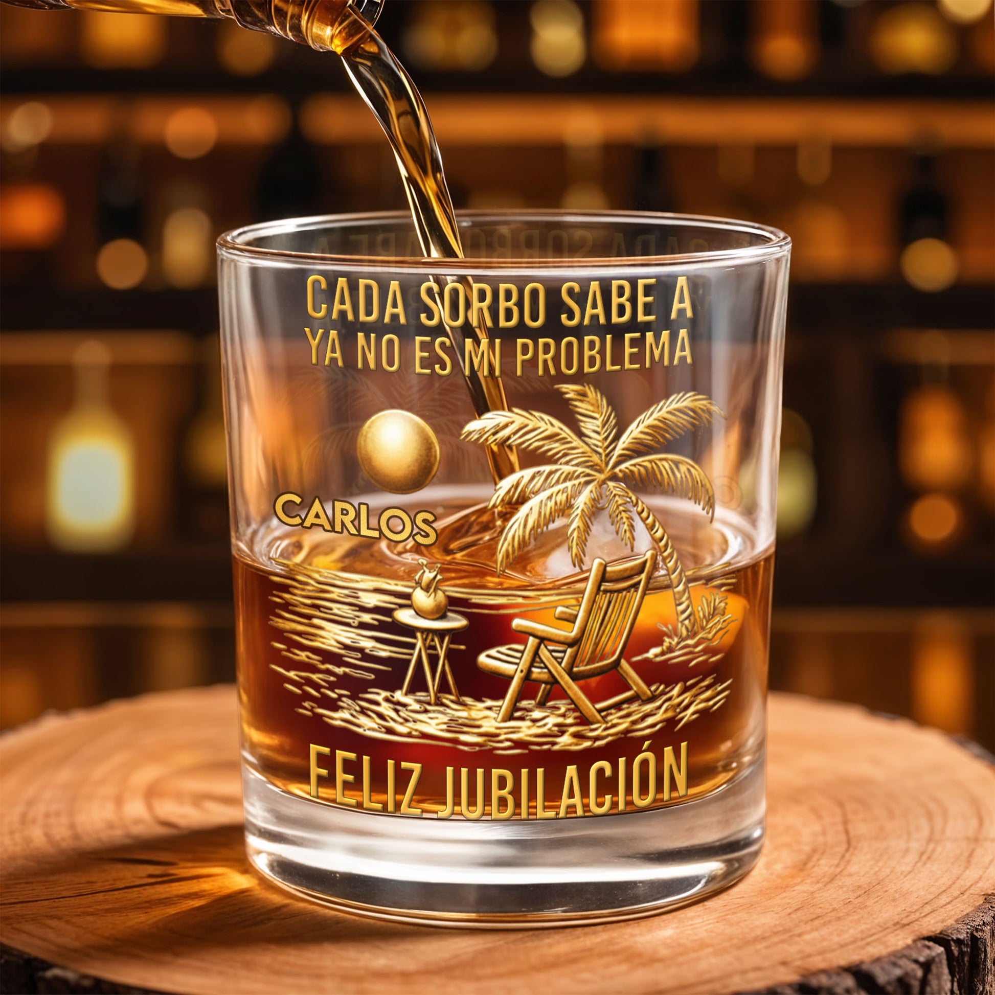 Cada Sorbo Sabe A Palm Tree Beach Chair