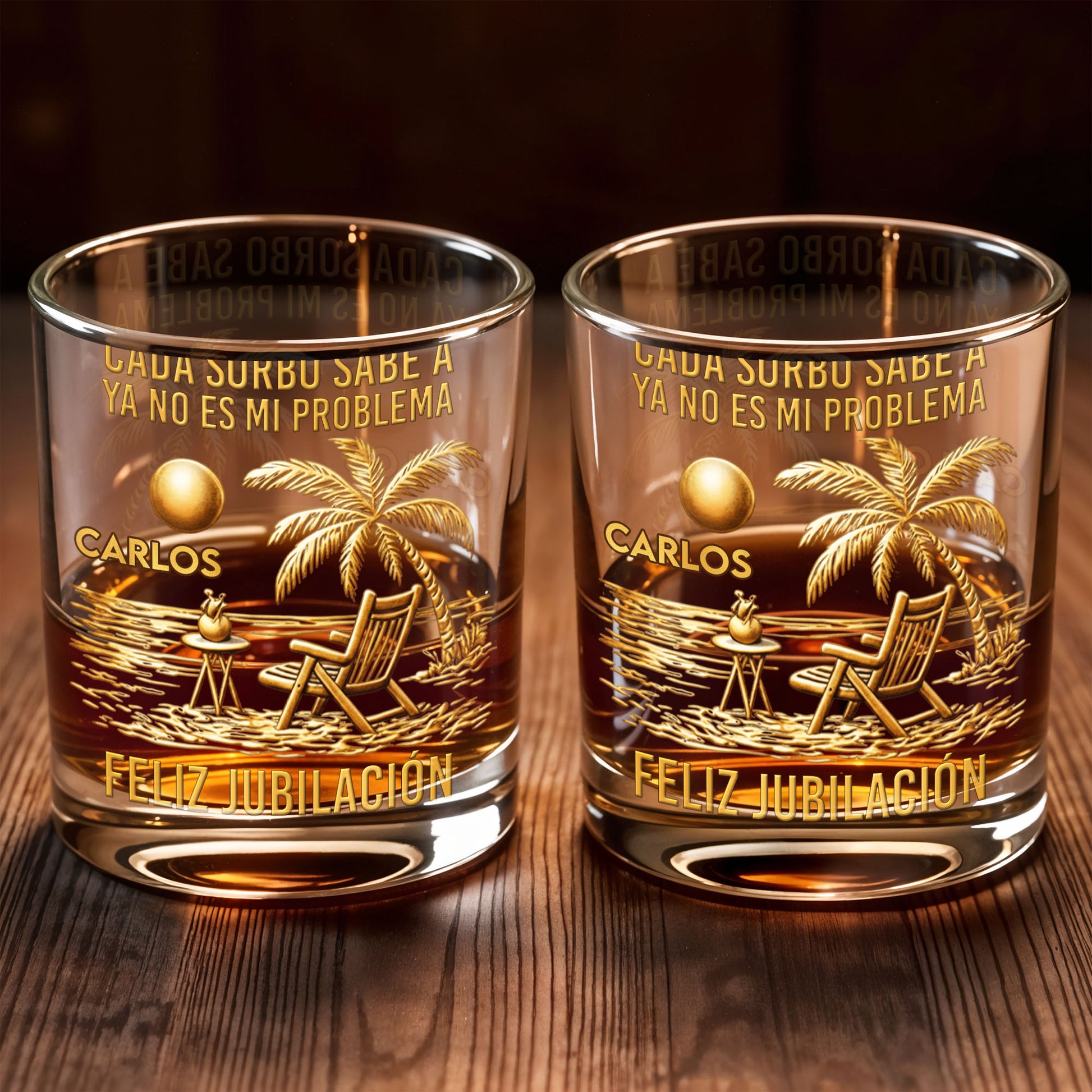 Cada Sorbo Sabe A Palm Tree Beach Chair