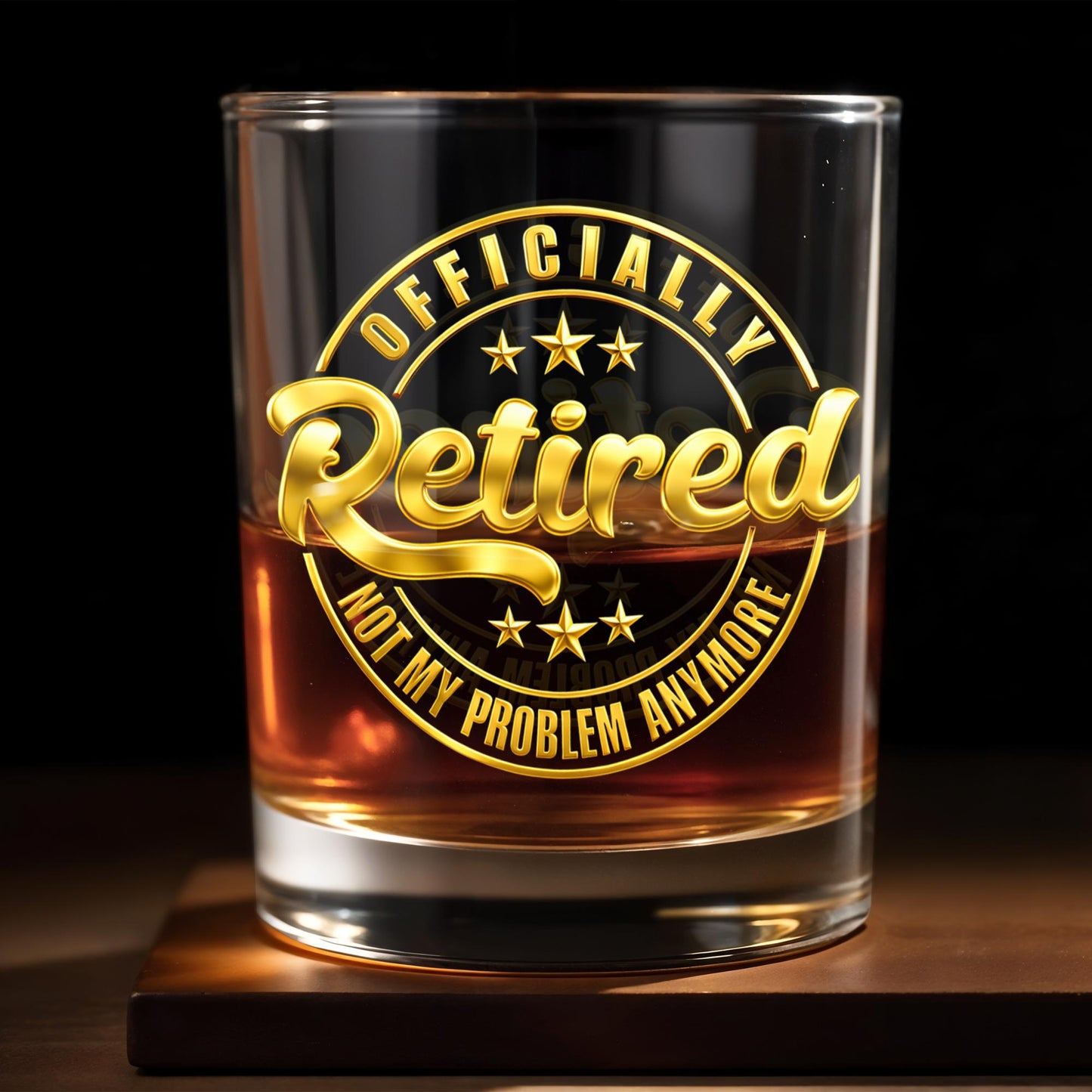 Officially Retired Not My Problem Anymore With Gold Stars