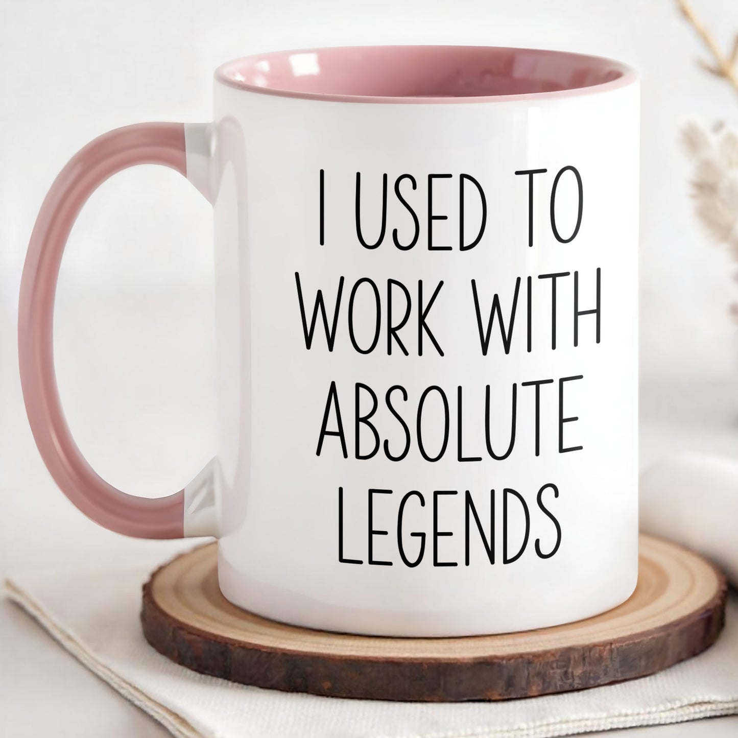 I Used To Work With Absolute Legends Funny Farewell Coworker Gift - Personalized Custom Accent Mug - RETIRE139_AMUG