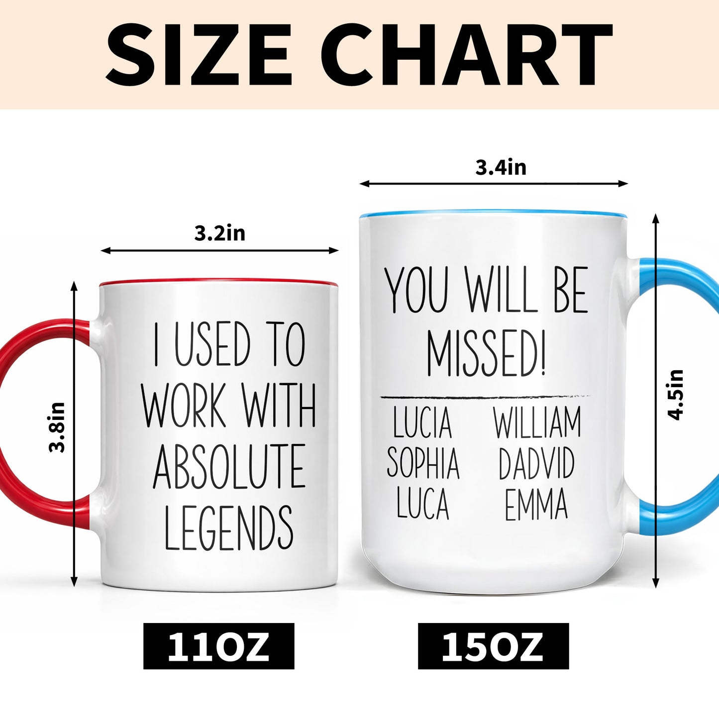 I Used To Work With Absolute Legends Funny Farewell Coworker Gift - Personalized Custom Accent Mug - RETIRE139_AMUG