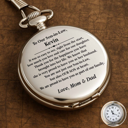 To Our Son-In-Law, Proud To Have You