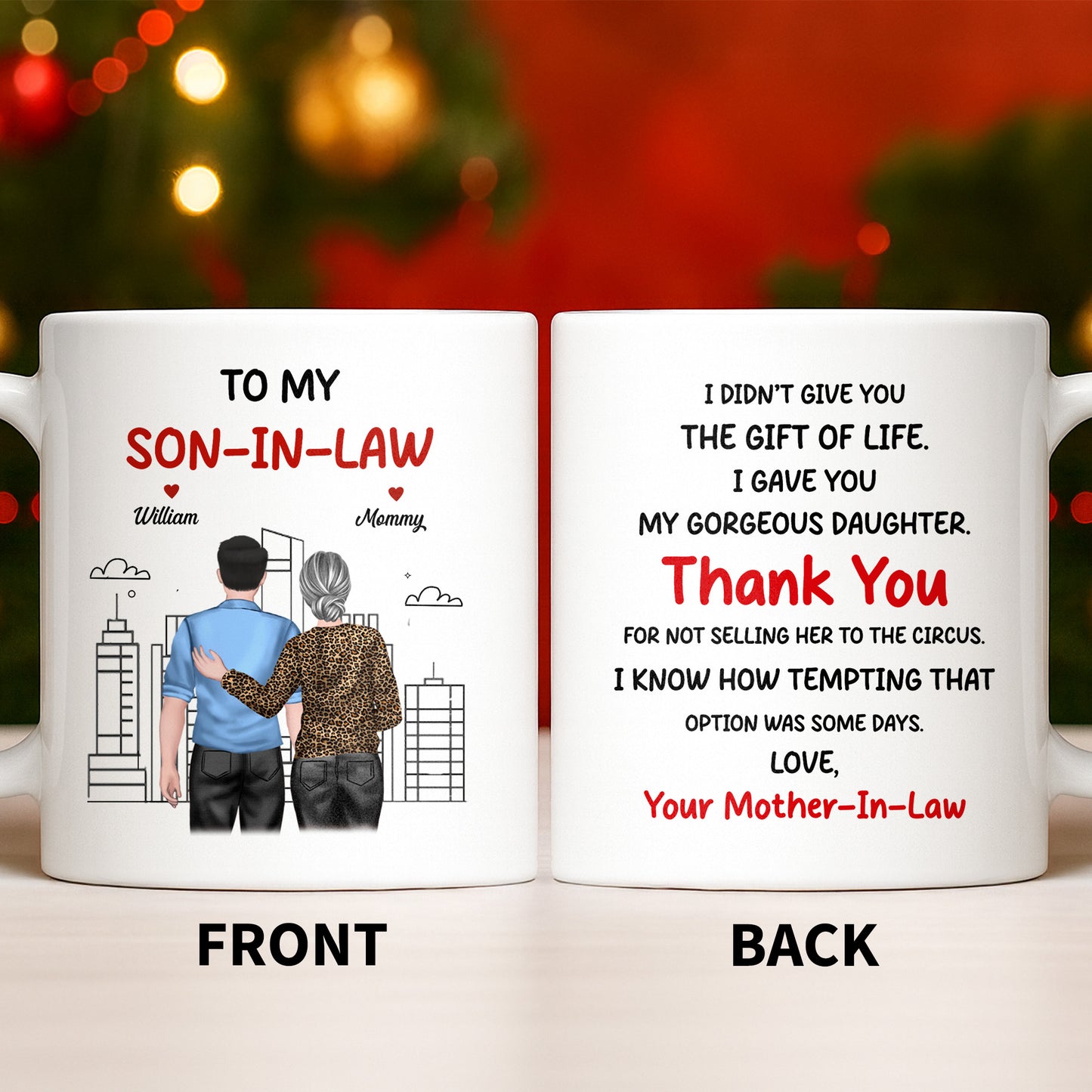 Thank You Son-In-Law For Not Selling My Daughter