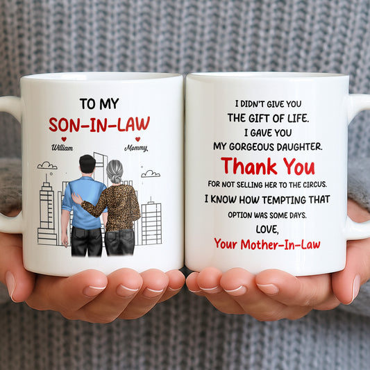Thank You Son-In-Law For Not Selling My Daughter