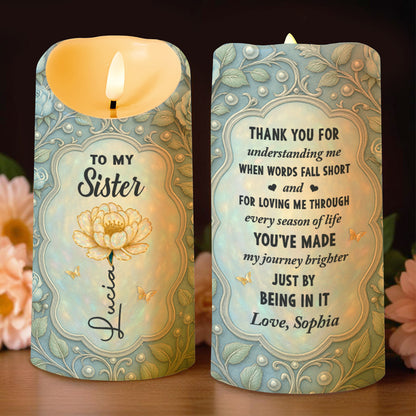 Thank You For Understanding Me, Flower And Butterflies