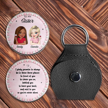 To My Sister I Pinky Promise Sisters Drinking Wine