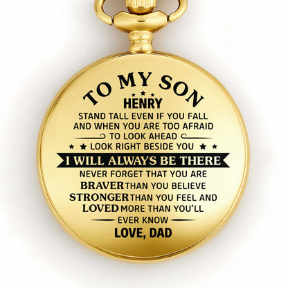 To My Son Stand Tall, Always Look Ahead, Star Design