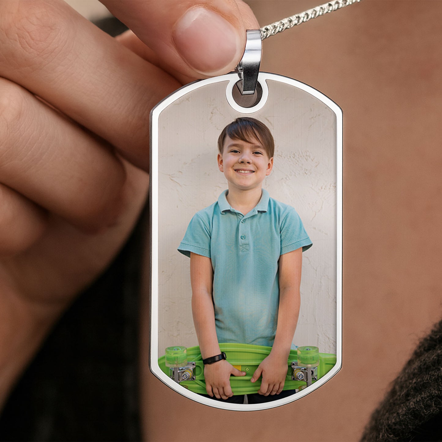 Cherish Every Moment With Your Loved Ones, Photo Necklace