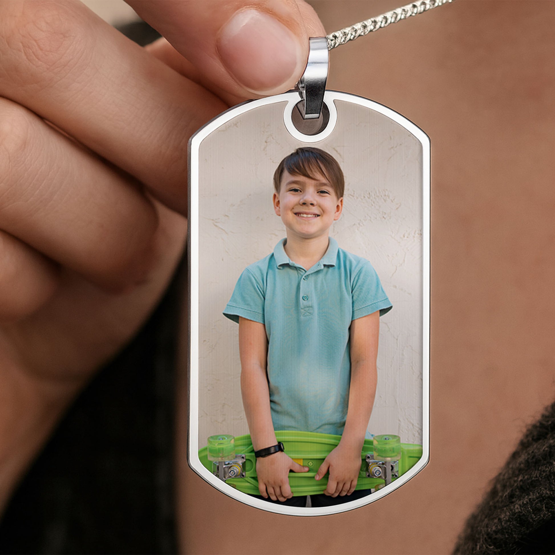 Cherish Every Moment With Your Loved Ones, Photo Necklace