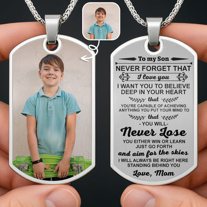 Cherish Every Moment With Your Loved Ones, Photo Necklace