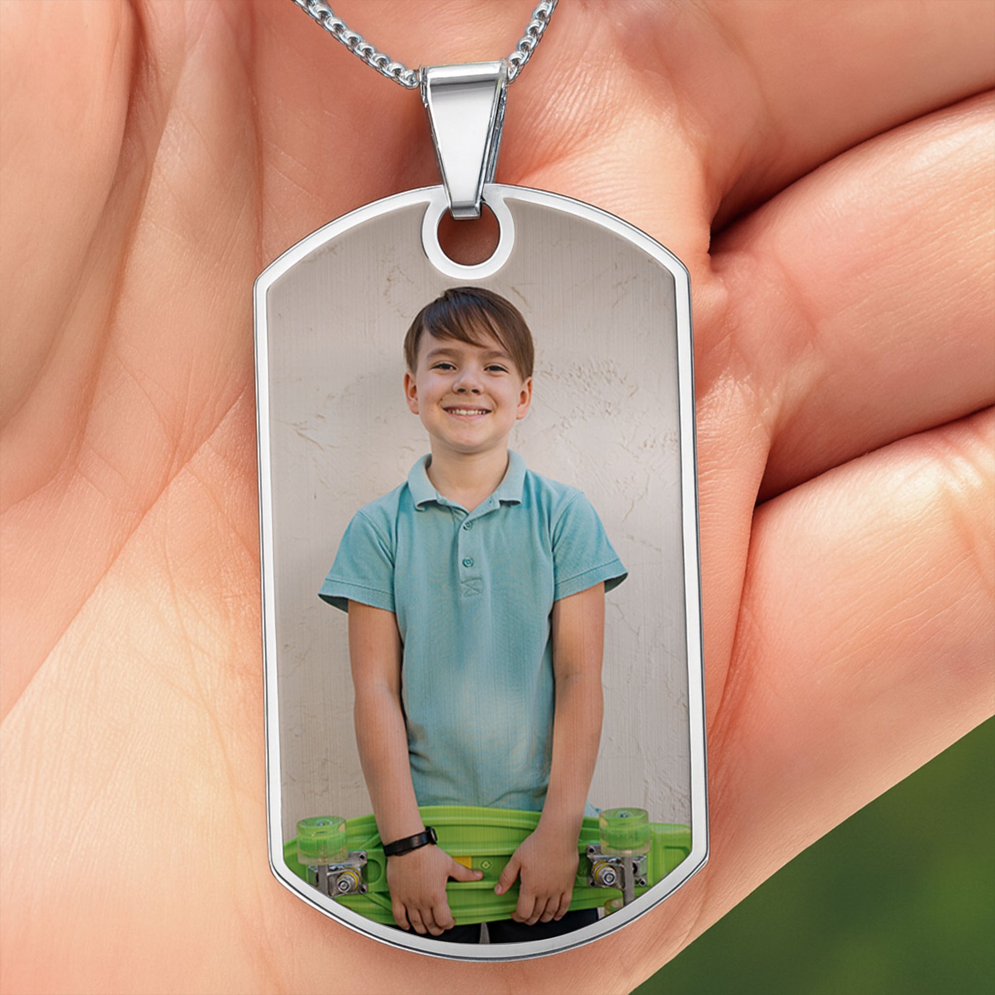 Cherish Every Moment With Your Loved Ones, Photo Necklace