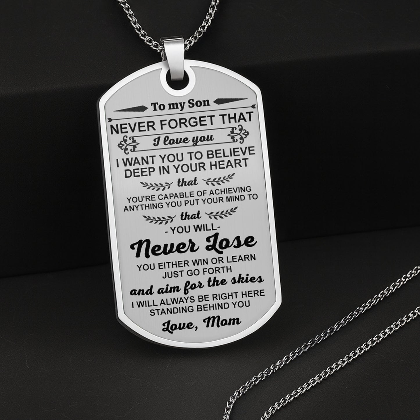 Cherish Every Moment With Your Loved Ones, Photo Necklace