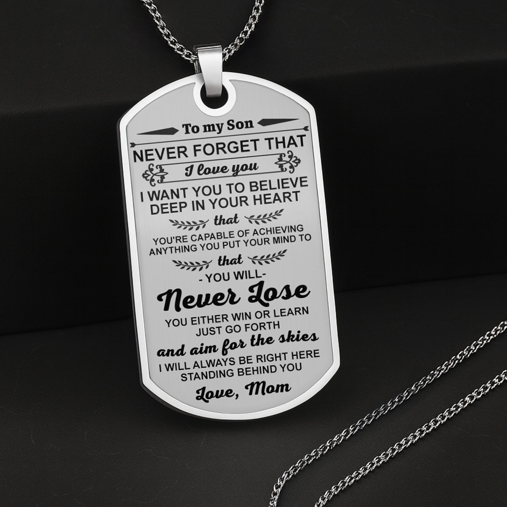 Cherish Every Moment With Your Loved Ones, Photo Necklace