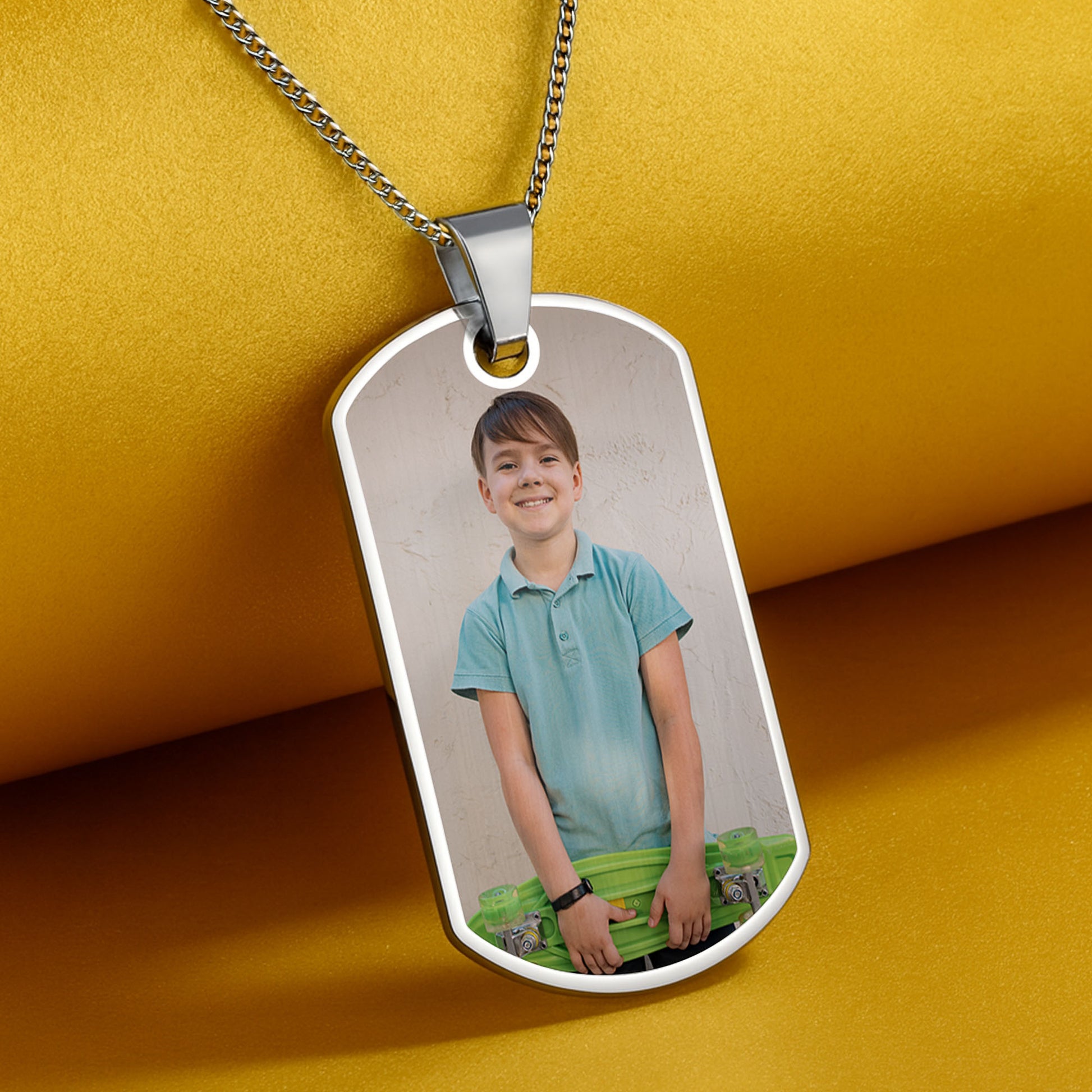 Cherish Every Moment With Your Loved Ones, Photo Necklace