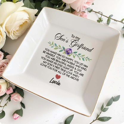 True Love and Happiness Message With Flowers and Heart