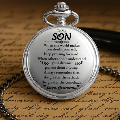 To My Son, Keep Pressing Forward