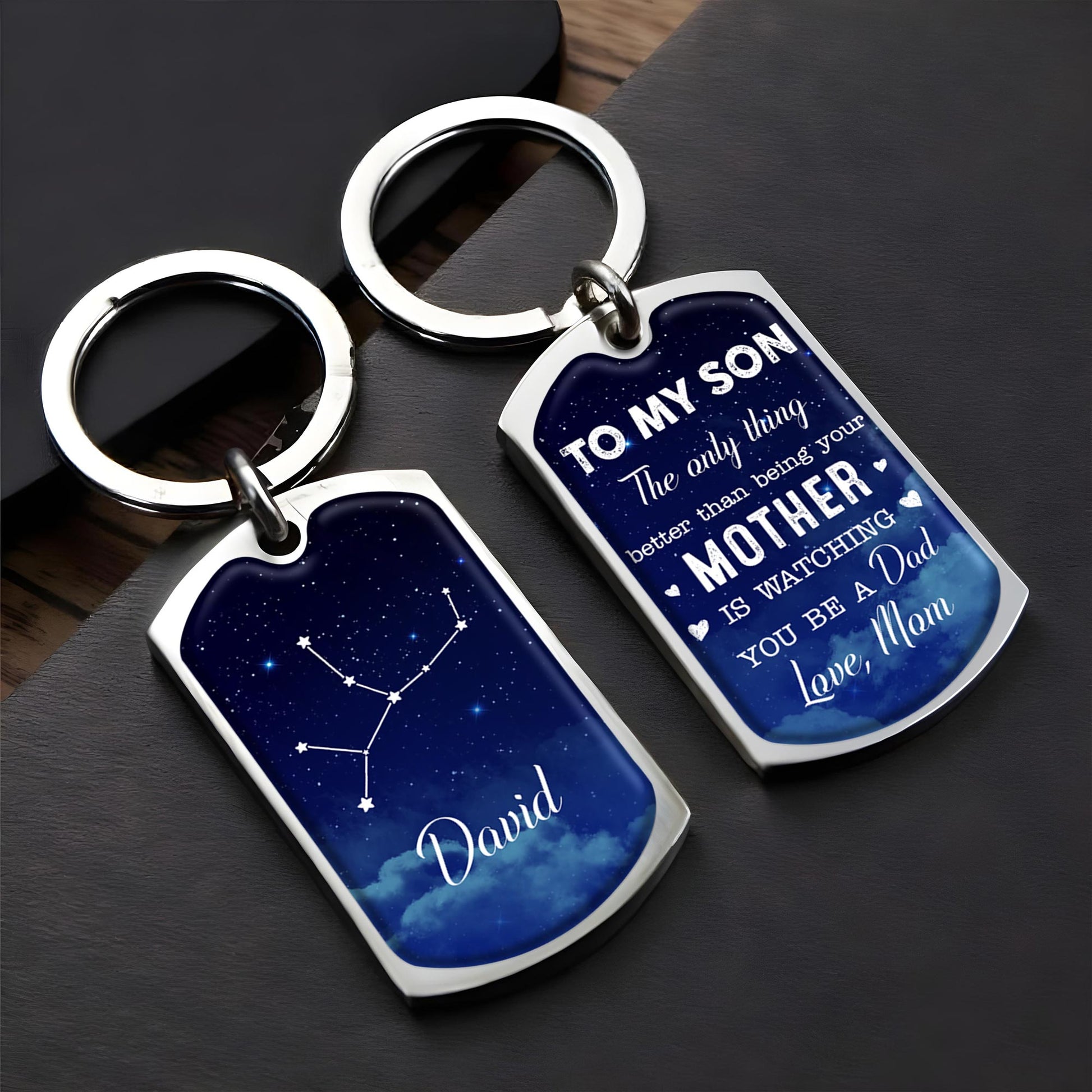 To My Son The Only Thing Better Than Being Your Mother Is Watching You Be A Dad, Stars and Night Sky