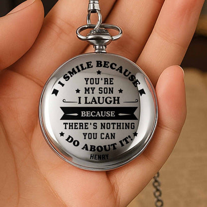 I Smile Because You're My Son, Personalized Watch