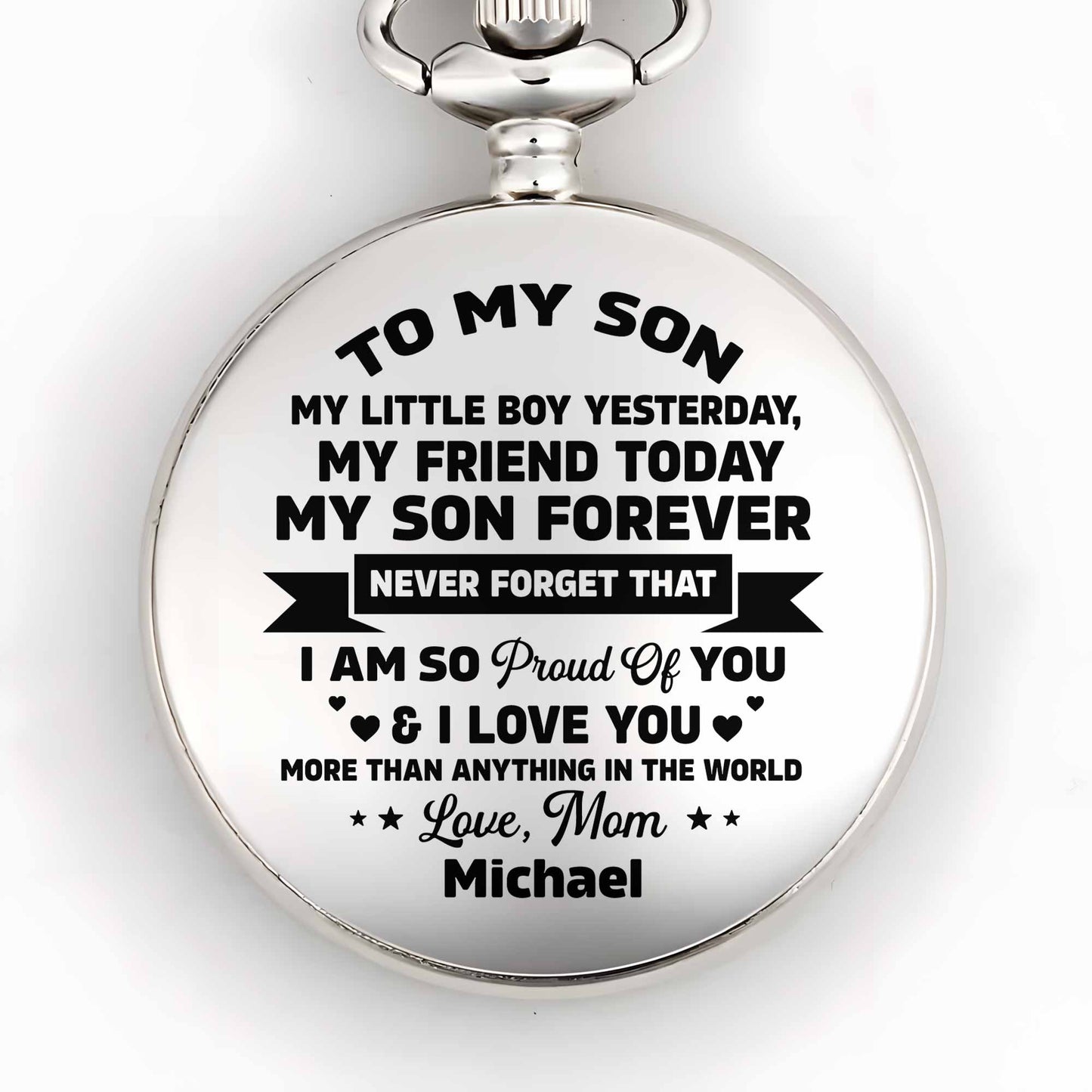 To My Son, My Friend Today, Heart Symbols And Stars