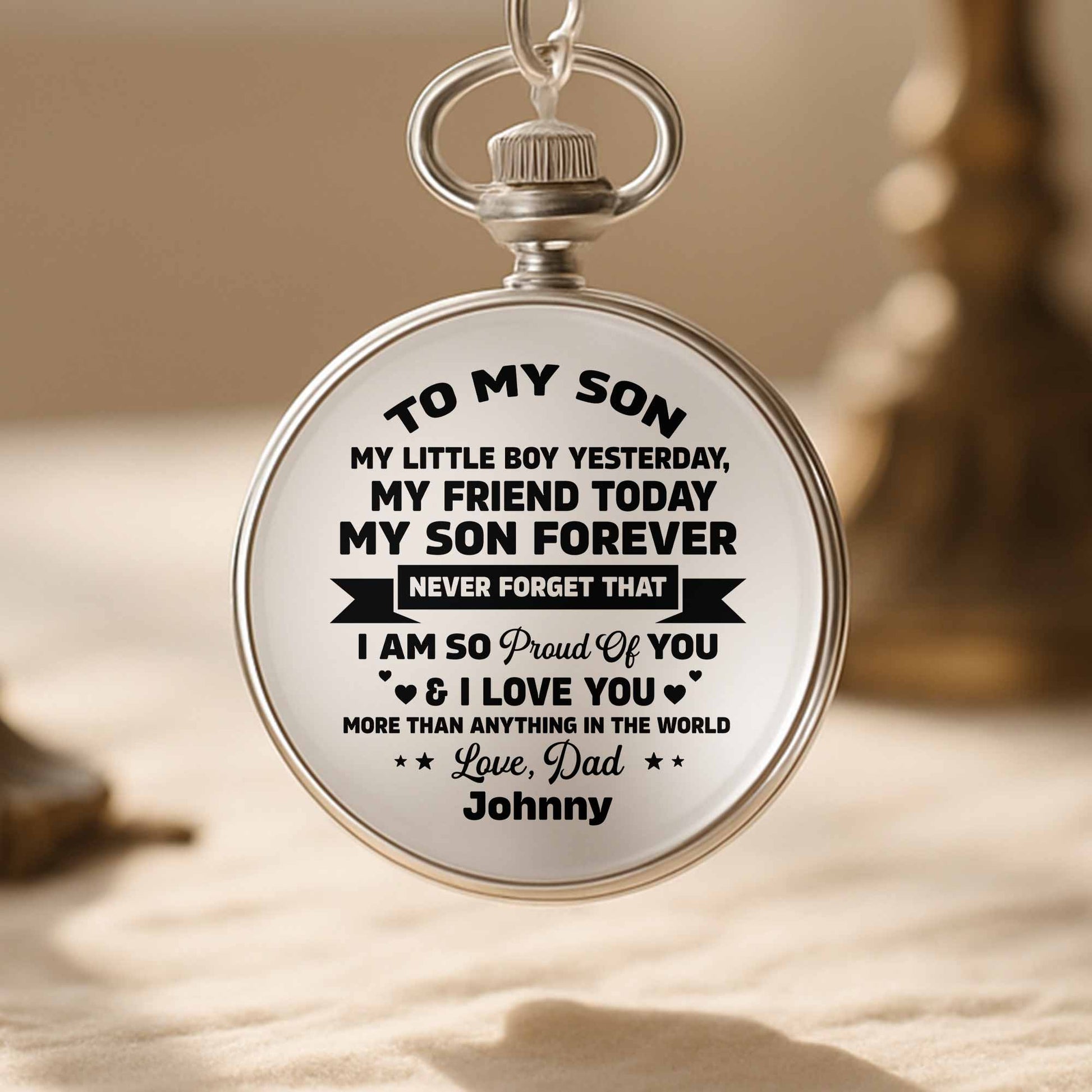 To My Son, My Friend Today, Heart Symbols And Stars