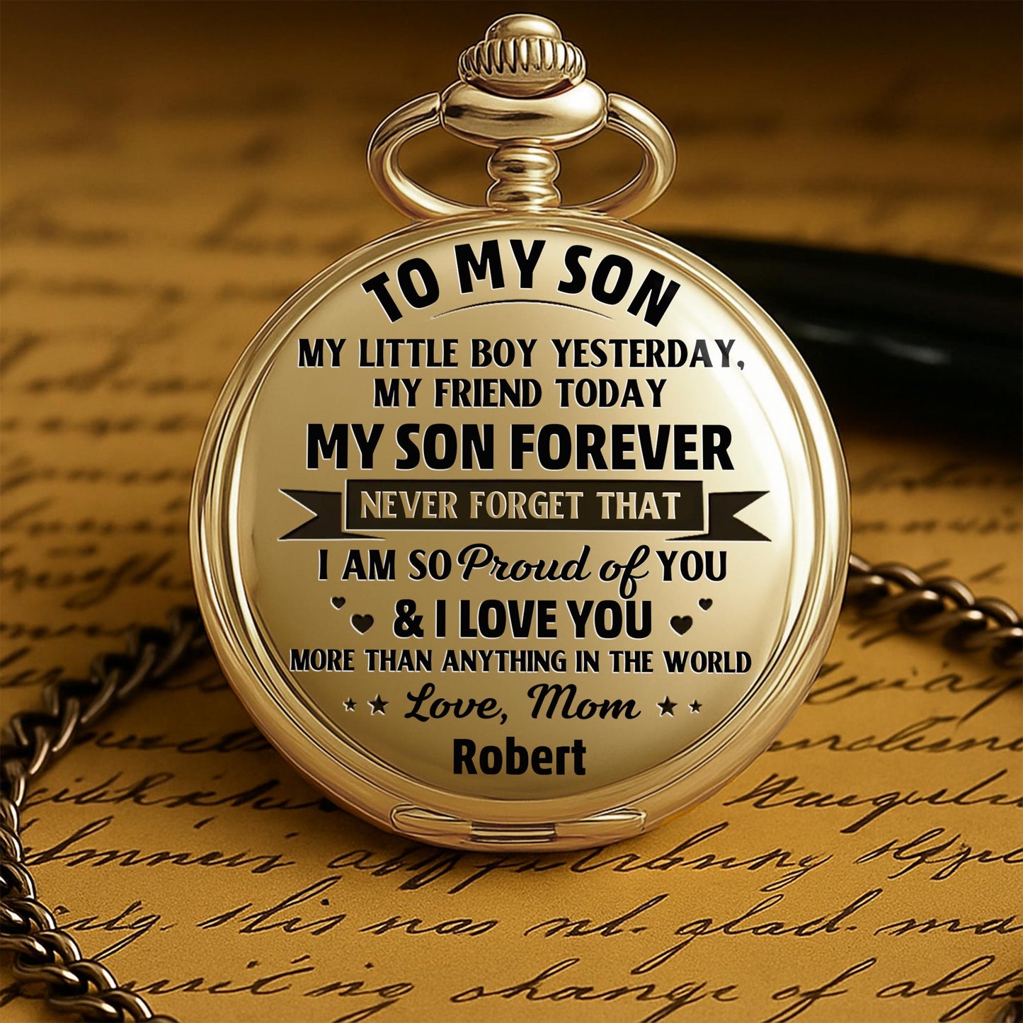 To My Son, My Little Boy Yesterday, Pocket Watch