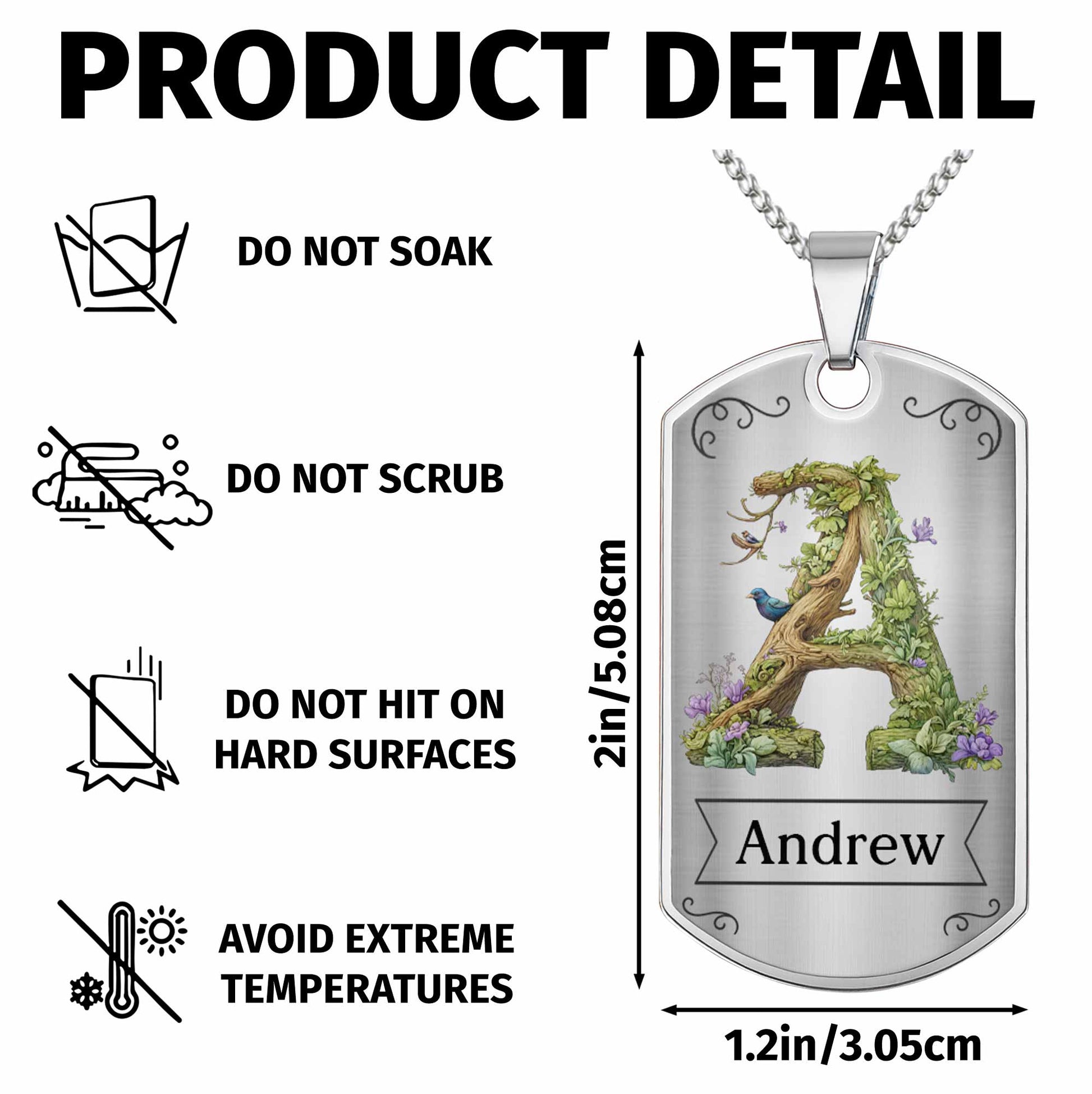 To My Son, Never Forget That I Love You, Tree And Bird Necklace