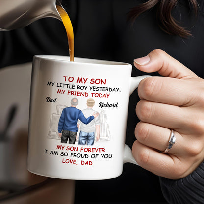 To My Son My Little Boy Yesterday, My Friend Today, Father And Son, Cityscape